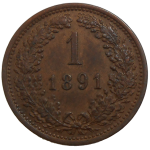 František Jozef I. 1 grajciar 1891 bz
