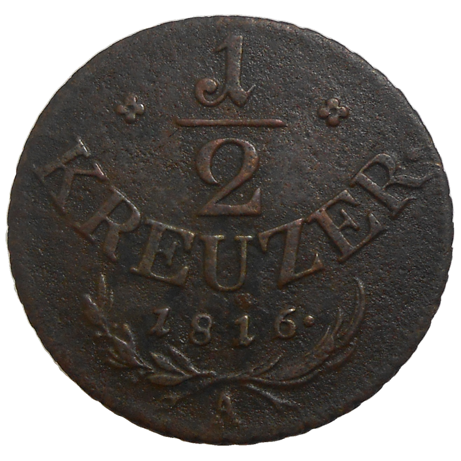 František II. 1/2 grajciar 1816 A František II. 1/2 grajciar 1816 A