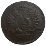 František II. 1/2 grajciar 1800 B