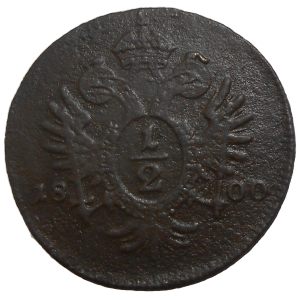 František II. 1/2 grajciar 1800 B