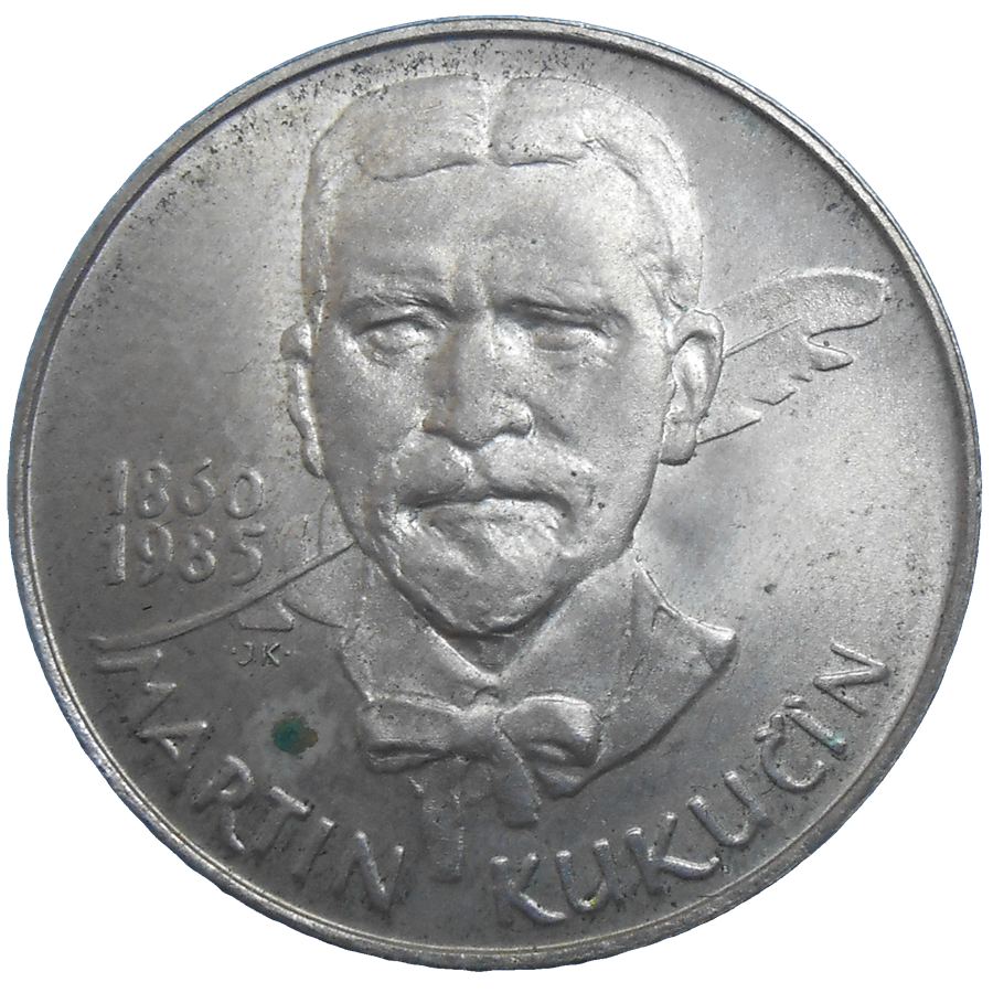 100 Kčs 1985 Martin Kukučín 100 Kčs 1985 Martin Kukučín