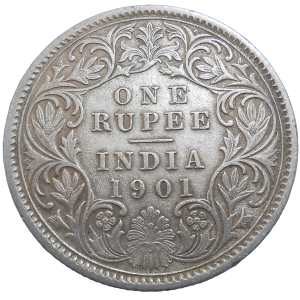 India 1 Rupee 1901