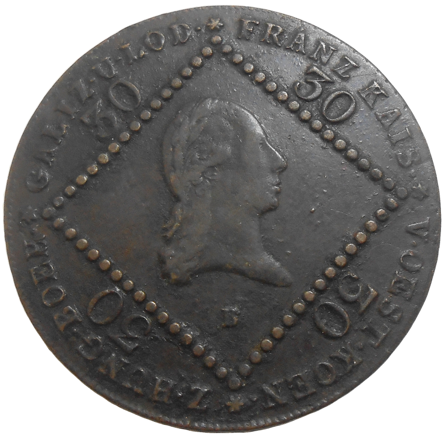 František II. 30 grajciar 1807 B František II. 30 grajciar 1807 B