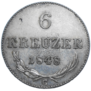František Jozef I. 6 grajciar 1848 C