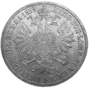 František Jozef I. 1 zlatník 1859 A
