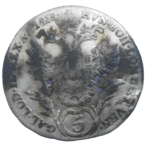 František II. 5 grajciar 1818 B