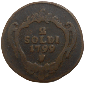 František II. 2 Soldi 1799 F