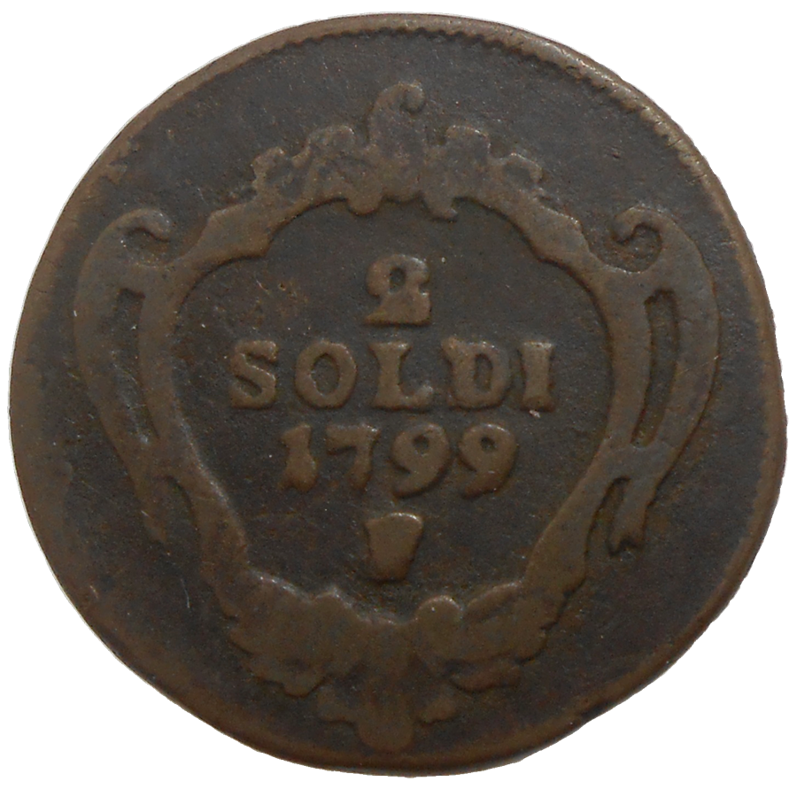 František II. 2 Soldi 1799 F František II. 2 Soldi 1799 F