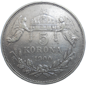 František Jozef I. 5 Koruna 1900 KB