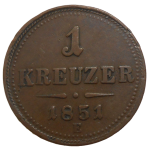 František Jozef I. 1 grajciar 1851 E