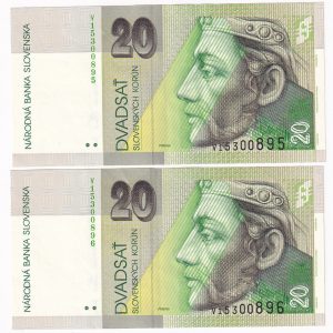 20 Korún 2006 V čísla po sebe