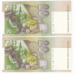 20 Korún 2004 S čísla po sebe
