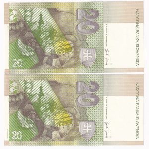 20 Korún 2004 S čísla po sebe