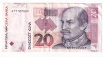 Chorvátsko 20 Kuna 2001