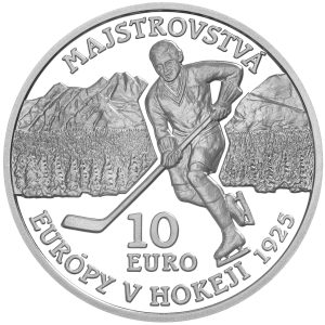 10 Euro 2025 Majstrovstvá Európy v Hokeji Proof