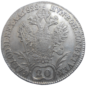 František II. 20 grajciar 1822 A