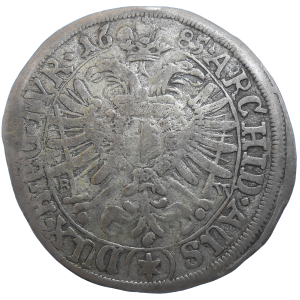 Leopold I. XV grajciar 1685 BW