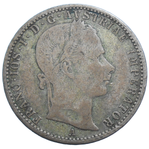 František Jozef I. 1/4 zlatník 1859 A