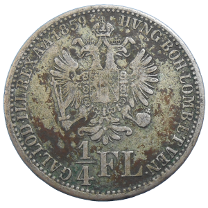 František Jozef I. 1/4 zlatník 1859 A