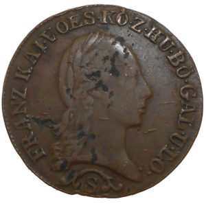 František II. 1/2 grajciar 1812 S