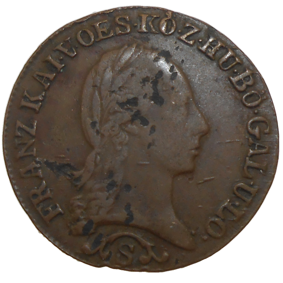 František II. 1/2 grajciar 1812 S František II. 1/2 grajciar 1812 S