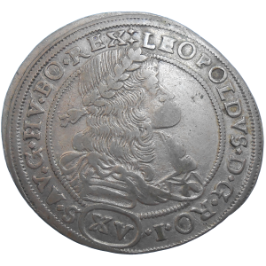 Leopold I. XV grajciar 1687 NB PO