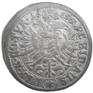Leopold I. XV grajciar 1685 BW
