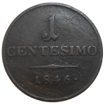 Ferdinand V. 1 Centesimo 1846 M