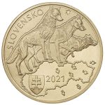 5 Euro 2021 Vlk dravý