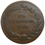 Jozef II. 1 grajciar 1790 S