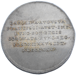 Karolína Augusta korunovačný žetón 1825