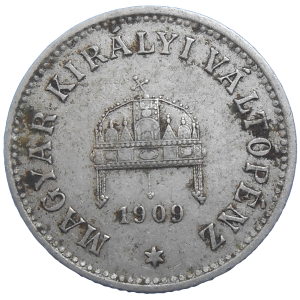 František Jozef I. 10 Fillér 1909 KB