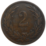 František Jozef I. 2 Fillér 1901 KB