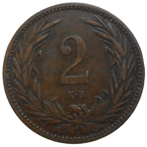 František Jozef I. 2 Fillér 1901 KB