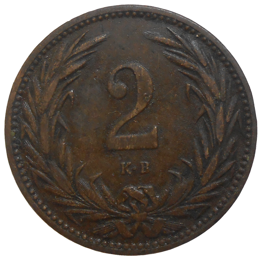 František Jozef I. 2 Fillér 1901 KB František Jozef I. 2 Fillér 1901 KB
