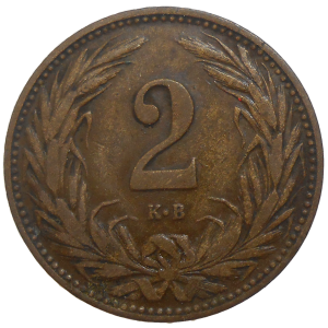 František Jozef I. 2 Fillér 1909 KB