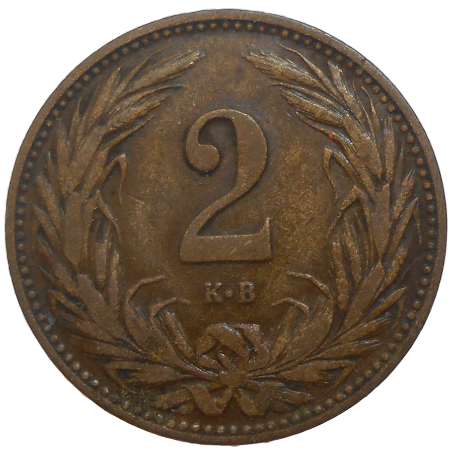 František Jozef I. 2 Fillér 1909 KB František Jozef I. 2 Fillér 1909 KB