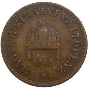 František Jozef I. 2 Fillér 1909 KB