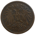 František Jozef I. 2 Heller 1897 bz