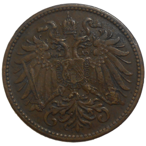 František Jozef I. 2 Heller 1897 bz