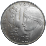 25 Kčs 1965 výročie oslobodenia ČSR