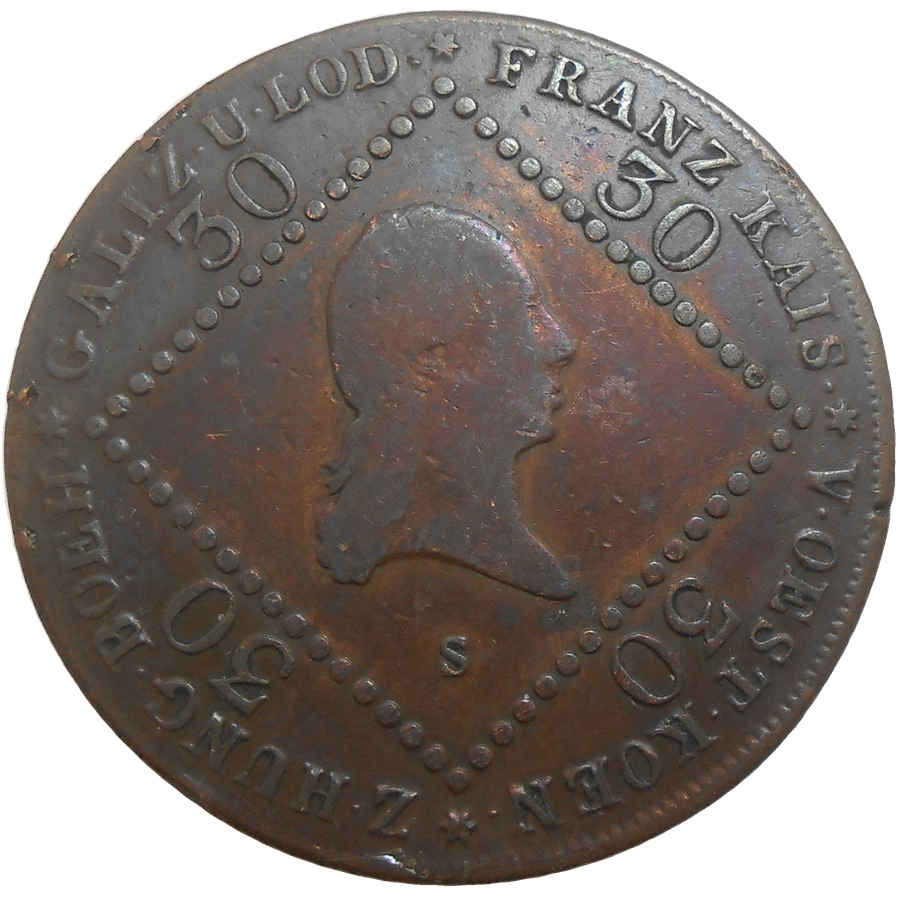 František II. 30 grajciar 1807 S František II. 30 grajciar 1807 S