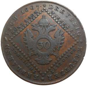 František II. 30 grajciar 1807 S