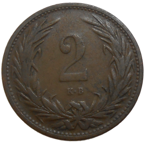 František Jozef I. 2 Fillér 1906 KB