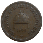 František Jozef I. 2 Fillér 1906 KB
