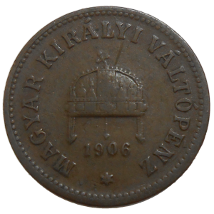 František Jozef I. 2 Fillér 1906 KB