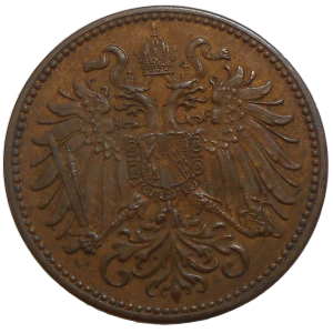 František Jozef I. 2 Heller 1896 bz