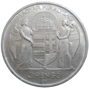 Maďarsko 5 Pengo 1939