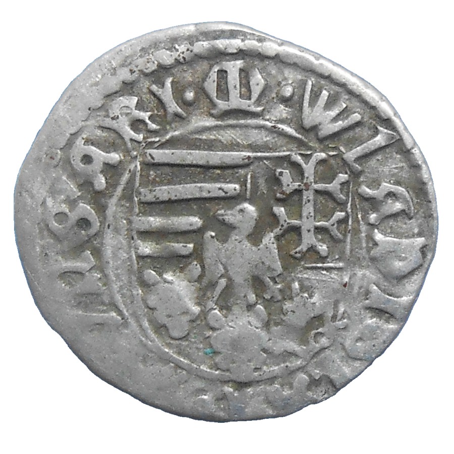 Vladislav II. Jagelovský Denár Kh Vladislav II. Jagelovský Denár Kh