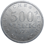Nemecko 500 Mark 1923 A